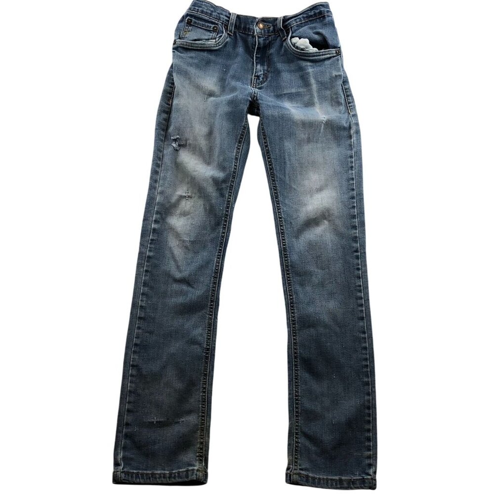 Levis Women's 511 Jeans Size 16  28x30 Straight Classic Blue Denim Mid Rise Y2K